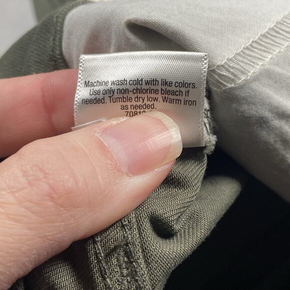 NWT St Johns Bay Women's Size 10 (32x30) Skinny Jeans Green Slimming Mid Rise - Picture 4 of 8